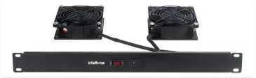 Kit com dois ventiladores para rack